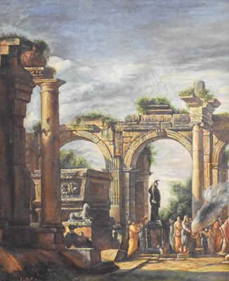 Lot 1156 - N*Bertin (20th Century) Classical Scene Signed,...