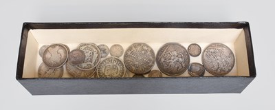 Lot 303 - Assorted British Silver Coins, to include; 2x...