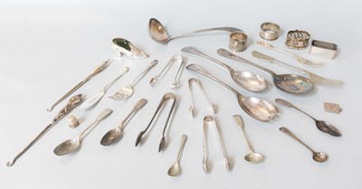Lot 153 - A Collection of Assorted Silver and Silver...