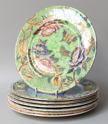 Lot 207 - A Collection of Maling Pottery Cabinet Plates,...