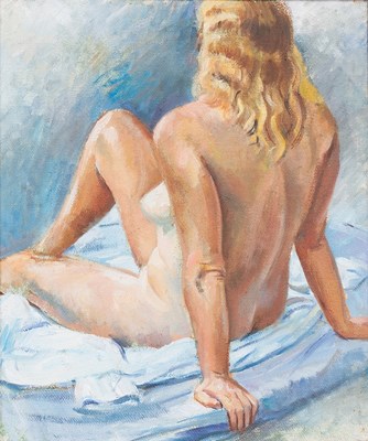Lot 1041 - British School (20th Century) Nude portrait of...