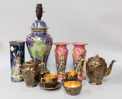 Lot 209 - A Collection of Maling Pottery, including a...