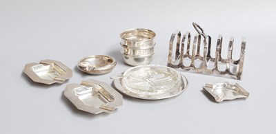 Lot 123 - A Collection of Assorted Silver, including a...
