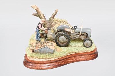 Lot 1025 - Border Fine Arts 'Logs for Sale' (Grey Fergie),...