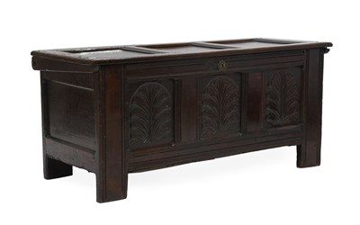 Lot 466 - A Charles II Joined Oak Chest, 3rd quarter...