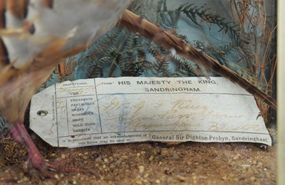 Lot 71 - Taxidermy: A Cased Edwardian Display of Game...