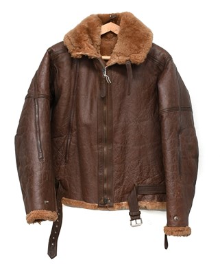 Lot 274 - A Second World War RAF Irvin Shearling Flying...