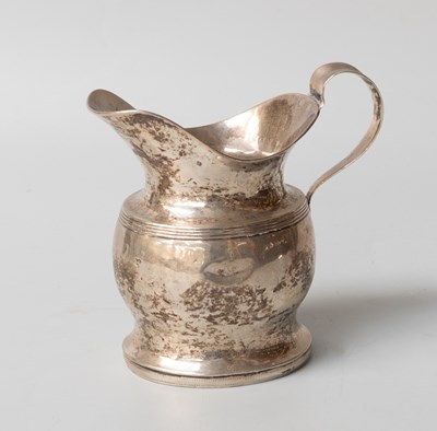 Lot 14 - A Dutch Silver Cream-Jug, Maker's Mark...