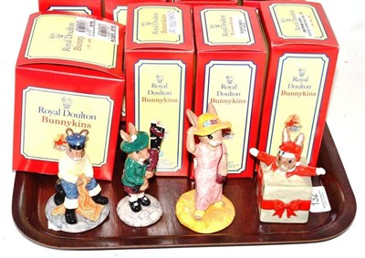 Lot 132 - Twelve boxed Royal Doulton Bunnykins figures and four without boxes