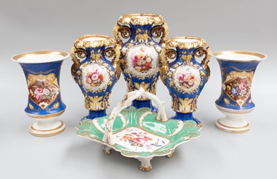 Lot 257 - A Collection of Regency and Later Porcelain,...
