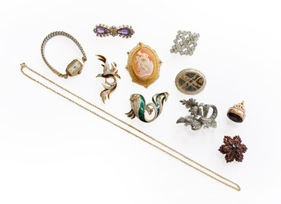 Lot 379 - A Small Quantity of Jewelley, comprising of a...