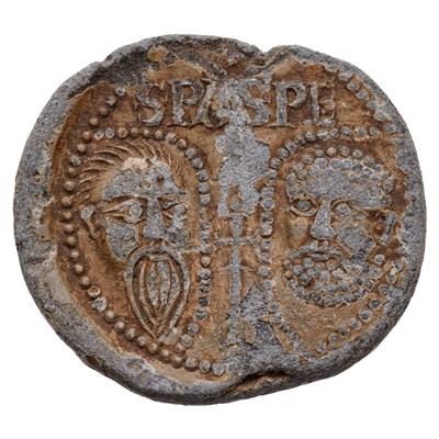 Lot 475 - A 13th-Century Lead Papal Bulla, Pope...