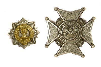 Lot 119 - A Victorian Helmet Badge to the Rangoon...