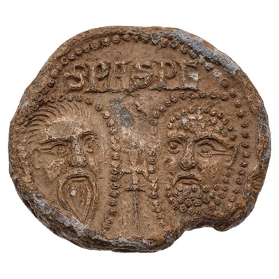 Lot 476 - A 14th-Century Lead Papal Bulla, Pope John...