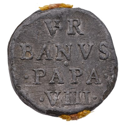 Lot 478 - A 17th-Century Lead Papal Bulla, Pope Urban...