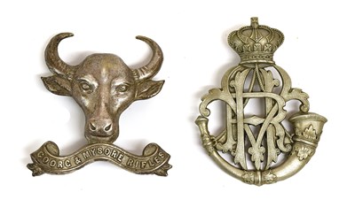 Lot 125 - An Indian Army Coorg & Mysore Rifles Large...