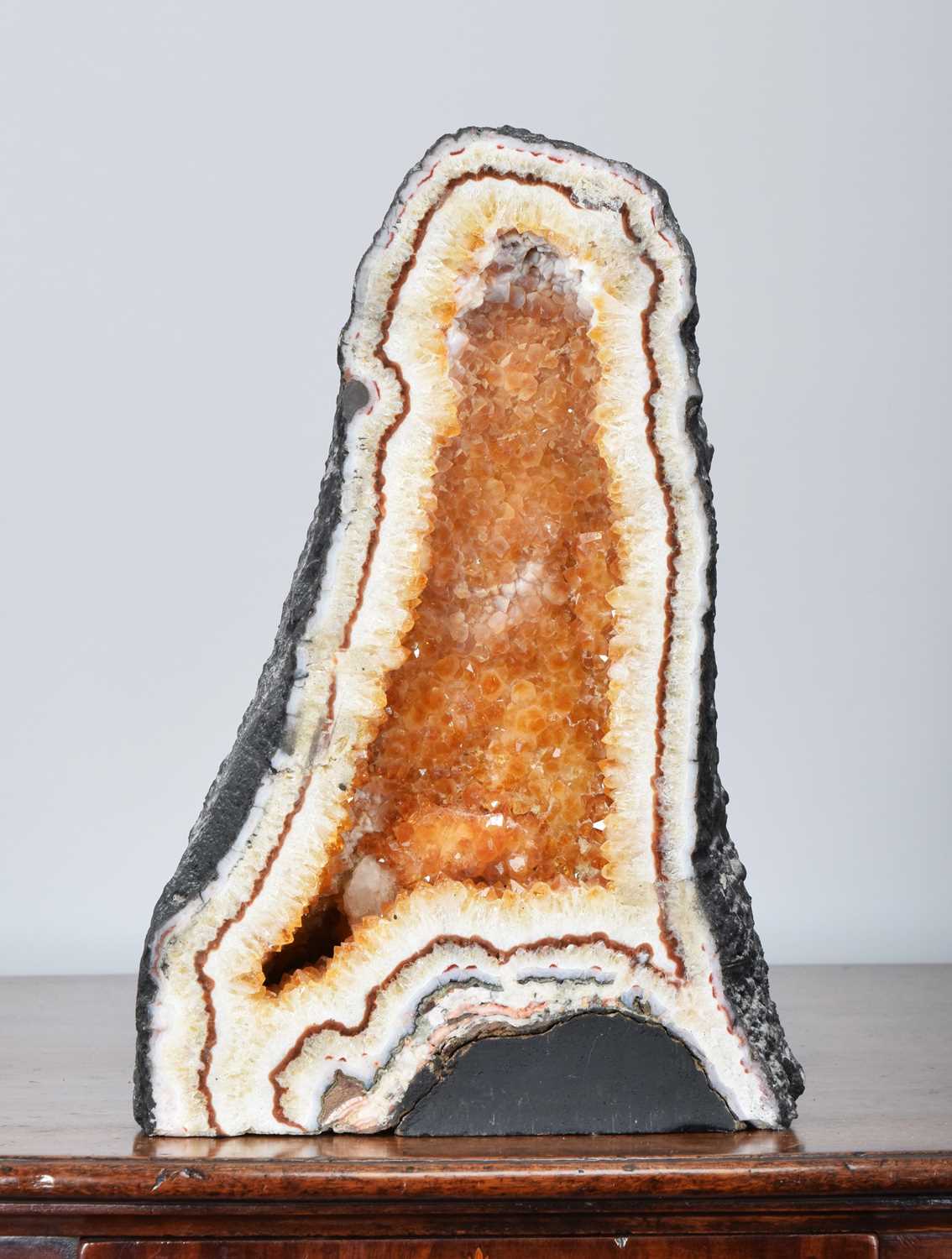 Lot 82 - Minerals/Fossils: A Large Citrine Cluster...