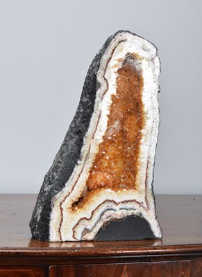 Lot 82 - Minerals/Fossils: A Large Citrine Cluster...