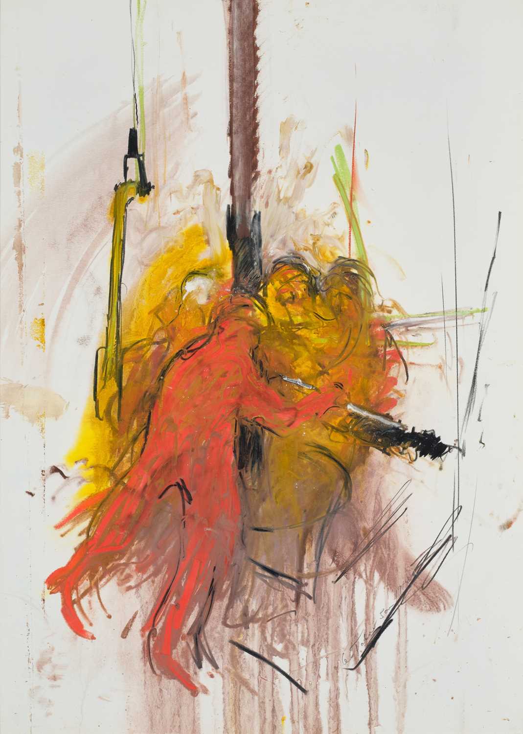 Lot 10 - Len Tabner (b.1946) "On the Rig" Signed and...