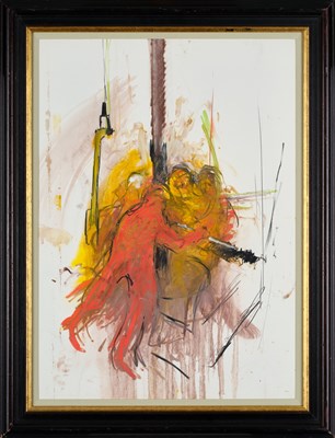 Lot 10 - Len Tabner (b.1946) "On the Rig" Signed and...