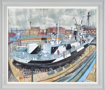 Lot 23 - Lorraine Abraham RSMA (1941-2023) "HMS, M33,...