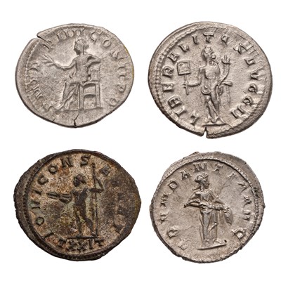 Lot 13 - Roman Imperial, Assorted Antoniniani, 4x coins...