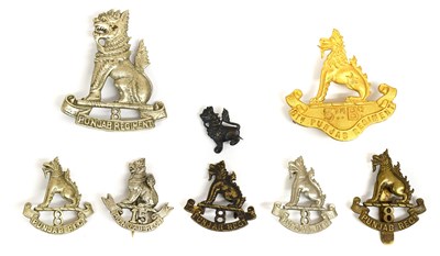 Lot 135 - Indian Army, 8th Punjab Regiment :- Seven...