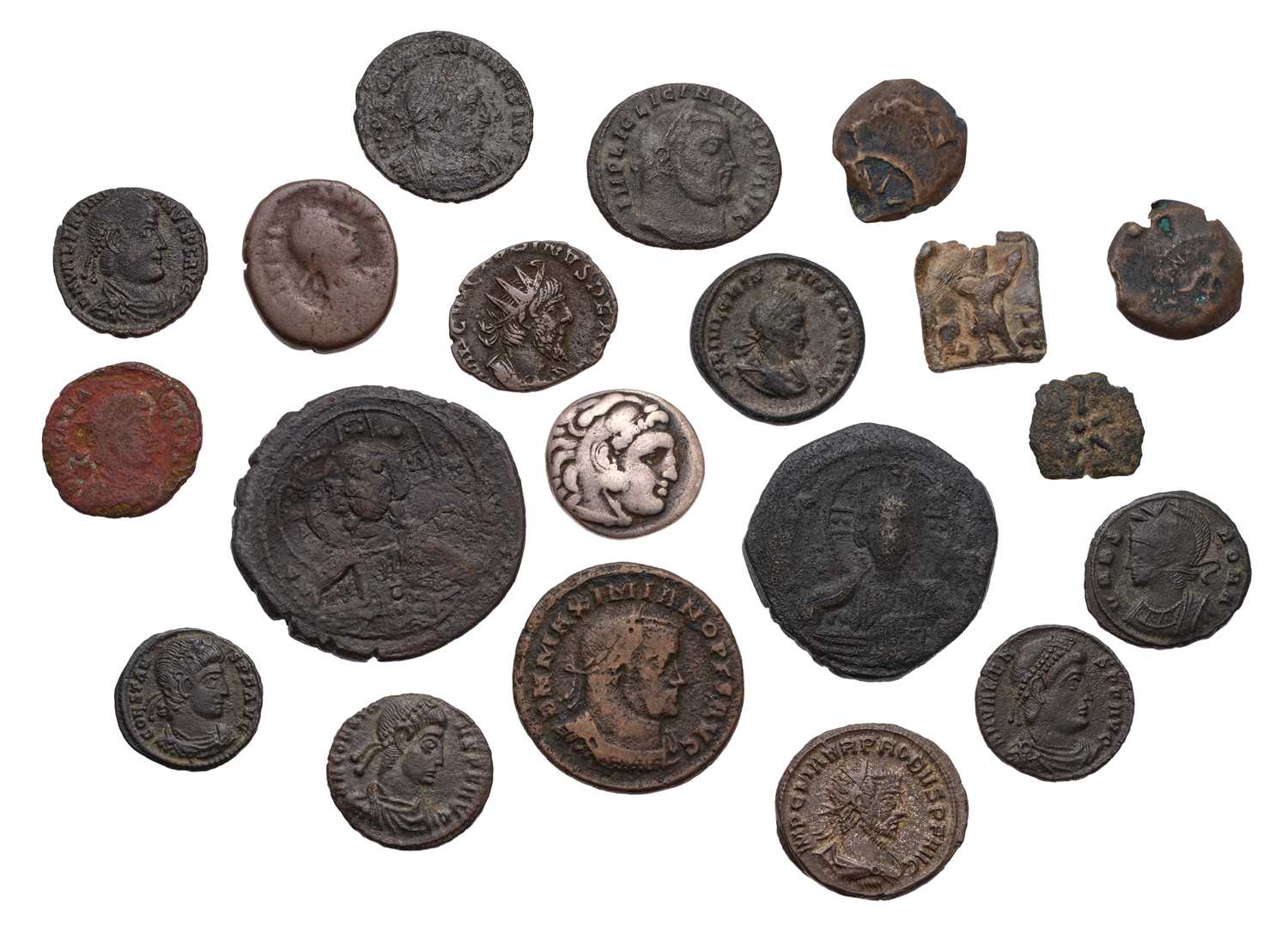 Lot 2 - Assorted Ancient Coins, 20 coins in total to...