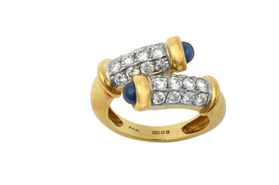 Lot 2239 - An 18 Carat Gold Sapphire and Diamond...