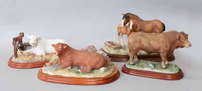 Lot 214 - Border Fine Arts Studio Cattle, including...