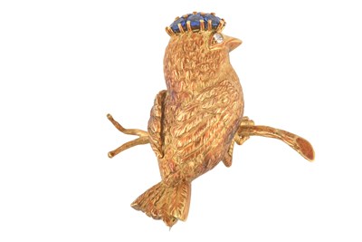 Lot 2225 - An 18 Carat Gold Sapphire and Diamond Novelty...