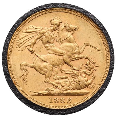 Lot 147 - Victoria, Sovereign 1886M, Melbourne Mint, St....