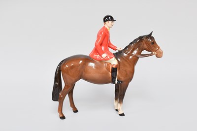 Lot 1123 - Beswick Hunting Figures Comprising: Huntswoman...