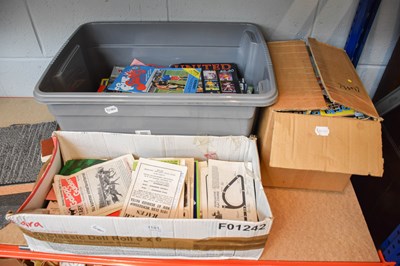 Lot 1181 - Three Boxes of Football and Horse Racing...