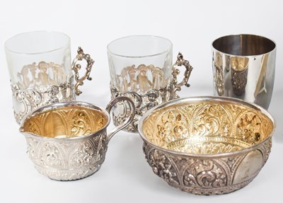Lot 306 - A Collection of Assorted Silver, including a...