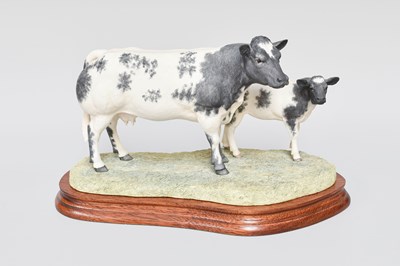 Lot 1092 - Border Fine Arts 'Belgian Blue Cow &...