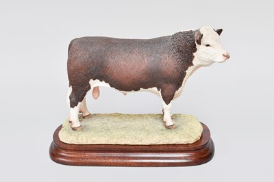 Lot 1097 - Border Fine Arts 'Hereford Bull' (Style Two),...