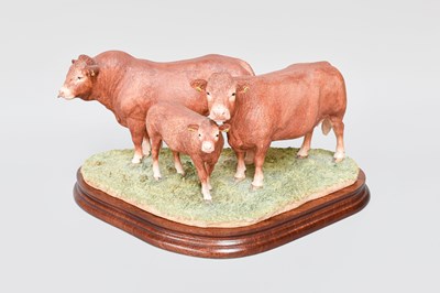 Lot 1089 - Border Fine Arts 'Limousin Family Group',...