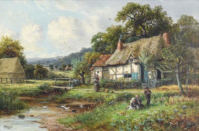 Lot 337 - John Robert Hammond (fl.1882-1911) "A cottage...