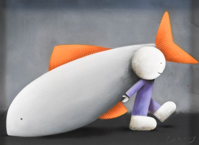 Lot 145 - Doug Hyde (b.1972) "Fish Supper" Signed,...