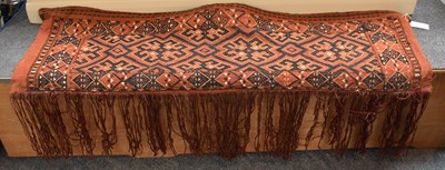 Lot 1092 - Ersari Turkmen Flatweave Torba, the terracotta...
