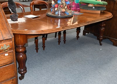 Lot 1258 - A William IV Mahogany Wind-Out Dining Table,...
