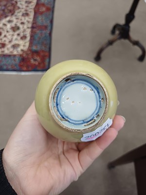 Lot 63 - A Chinese Pale-Yellow-Ground Double Gourd Vase,...