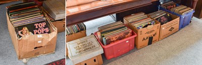 Lot 311 - Six Boxes of LP Records, mainly popular music...