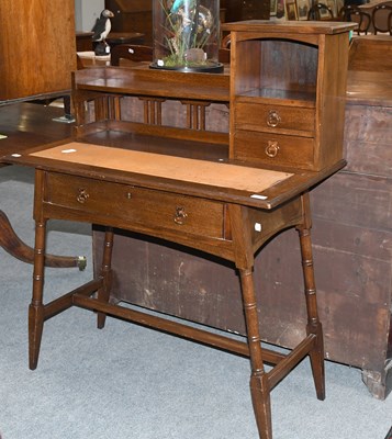 Lot 1250 - An Arts and Crafts Mahogany Desk, with...