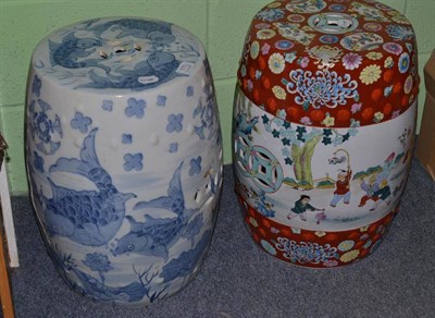 Lot 171 - Two modern Chinese garden seats
