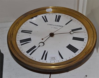 Lot 175 - A French clock movement
