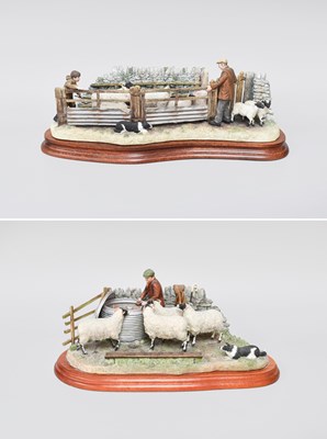 Lot 1068 - Border Fine Arts 'Shedding Lambs', model No....