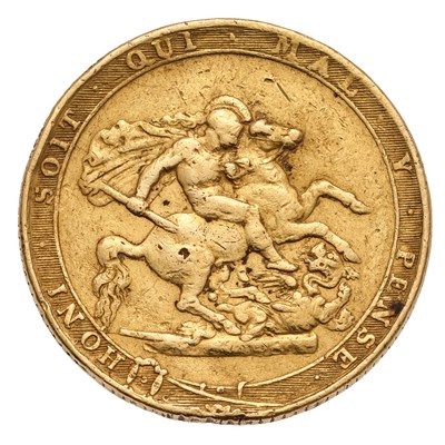 Lot 10 - George III, Sovereign 1820, open 2, (Marsh 4,...