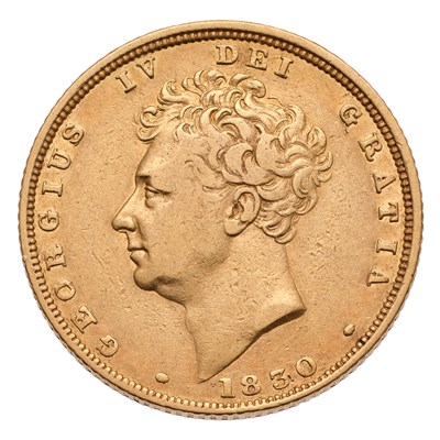 Lot 16 - George IV, Sovereign 1830, (Marsh 15, S.3801),...